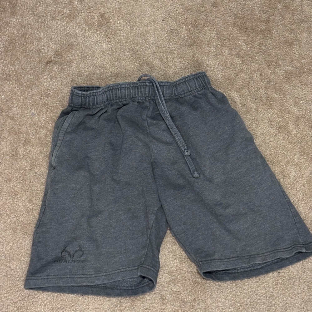Realtree Charcoal Athletic Shorts